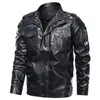 Pele masculina 5xl 4xl jaqueta de couro do plutônio dos homens outono casual motocicleta vintage jaquetas casaco moda motociclista do exército dos eua bombardeiro