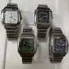 Nouvelles montres de luxe montre carrée homme 40mm genève véritable mouvement mécanique classique montre-bracelet pour hommes ca01-2296d