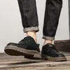 Классические туфли мужские 2023 модные кожаные универсальные низкие кеды весенние удобные повседневные модели с круглым носком