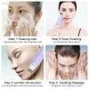 Dispositifs de soins du visage Ultrasons Skin Scrubber Cleaner Ion Acné Blackhead Remover Peeling Pelle Masseur Grattoir Levage 230926