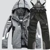 Men's Trench Coats Ski Suit Snowboarding Jacket Pants Winter Outdoor Thermal And Trousers Waterproof Windproof Parka