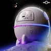 Humidifiers New Astronaut Air Humidifier 220ml Electric Ultrasonic Aroma Essential Oil Diffuser Colorful LED Light USB Mist Sprayer Gifts YQ230926