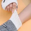 Five Fingers Gloves Autumn Winter Knitted Gloves For Women Men Outdoor Warm Stretch Imitation Wool Mittens Office Writing Fingerless Gloves 230926