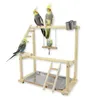 Другие товары для птиц Подставка для игр для попугаев Игровая площадка для корелл Деревянная лестница для спортзала с металлической кормушкой 230925