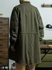 Rów męskich płaszcza M51 Fishtail Parka Army Green and Beige Vintage w środkowej długości luźne ubrania jesienne pary 230925