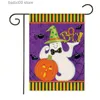 Banner Bandiere Decorazione di Halloween Disposizione di scene Bandiera da giardino Atmosfera festosa Banner da giardino 30 * 45 cm 11.81IN * 17.71IN T230926