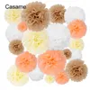 Autres fournitures de fête d'événement Ensemble de pompons de fleurs suspendus en papier de soie Pom Poms pour les mariages et autres occasions Fête d'anniversaire Décoration colorée Lanterne 230926