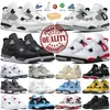 4s chaussures de basket-ball jumpman 4 taille 36 47 baskets chat noir j4 sports chats rouge tonnerre université bleu militaire kaws Oreo hommes designer qinmin123 miui Tony vente baskets