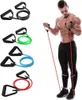 Resistance Bands 5 Levels Yoga Pull Rope Handles Elastic Sports Bodybuild Home Gym Workouts Muscle Training Rubber Tube Band 230926