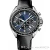 1513077 Driver Sport Chronograph Black Leather Watch272i