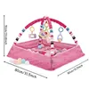 Rattles Mobiles Baby Fitness Frame Crawling Game Blanket Multifunctional Educational Mat Fence Infant Rug Enlightenment Toys 230925