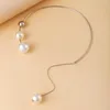 Pendant Necklaces Big Pearl Necklace For Women Simple Geometric Style Personalized Noble And Elegant Clavicle Chain Open Collar Jewelry