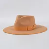 Berets Classic British Men Wool Fedoras Hat For Women's Jazz Woolen Autumn Winter Felt Hats Wholesale Drop