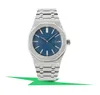 Montre de luxe pour hommes Montre de créateur Bleu Blanc Gris Cadran romain en acier inoxydable Mouvement automatique Montre-bracelet Montre de haute qualité Saphir Montres-bracelets pour hommes