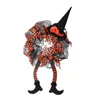 Flores decorativas guirlanda cabide 29.53 polegadas x 15.75 polegadas horror halloween bruxa grinalda para casa assombrada janela decoração de casa