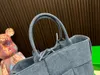 Women Denim Bag Literary Shoulder Bag Handbag Retro Large Capacity Messenger Bag Women Crossbody Bag