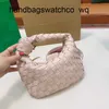 7A Mini Jodies BottegassVenetas WLuxuryoven Knot Sheepskin Handmade Dinner Bag 2022 Jodies Crochet Bags Designer-Taschen Bow Handle Woman Handbag Shopping Tote BQQ