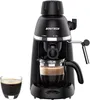 SOWTECH Machine à café expresso Cappuccino Latte Maker 3,5 bars 1-4 tasses avec mousseur à lait vapeur blanc