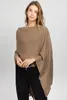 Halsdukar kvinnor våren poncho sjal lady höst stickad wrap fast color pullover tröja lös hösten mantel vinter halsduk grossist i 230922