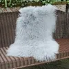 Filtar CX-D-24K mjukt fårskinn matta stol täck sovrum matta varm hårig matta säte pälsområde mattor