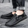 Nette schoenen Heren Casual sneakers Zijritssluiting Ademend Zachte zool Pu-leer Duurzaam Dagelijks werk Kantoor Zapatos Para Hombres 230926