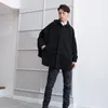 Cappotto di lana da uomo M-4XL Lana maschile 2023 Modelli di esplosione Camicia da pipistrello con tendenza corta con cappuccio Mantello retrò britannico