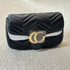 Luksusowy designer klasyczny Marmont Crossbody Bag Włosze Moda Moda Wamna Bag na ramię Słynna V-w kształcie litery V Połączona luksusowa torebka skórzana torebka Wysoka jakość Wysokiej jakości