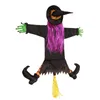 Other Event Party Supplies Halloween Witch Doll Courtyard Witch Crashing Into Tree Halloween Decoration Toys Funny Door Porch Tree Decors 230925