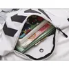 Evening Bags Canvas Waist Bag Fanny Pack with Earphone Hole Reflective Strip Hip Bum Banana Waistbag Women Men Travel Phone Holder 230925