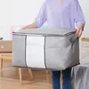 Nouveau sac de rangement de vêtements portables, sac de placard étanche, organisateur de couverture, couette, boîte de rangement Non tissée, oreiller, sacs pliables pour la maison, Bed295j