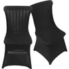 Chair Covers 2 Pcs Decor Living Room All Inclusive Stretchy Armless Polyester Banquet