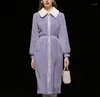 Kadın Yün Kış Modası Kadın Mizaç Mink Peluş Yün Kat Kontrast Dikiş İnce orta uzunlukta kürk Palto