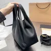 НОВАЯ сумка для покупок, сумки для рук, дизайнерская женская сумка-тоут, мягкая кожаная сумка-корзина, роскошная сумка через плечо с буквой C, большие сумки 230926
