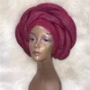 Вечерние шапки-тюрбаны, большие размеры, женские тюрбаны для африканских шапок, нигерийские тюрбаны, продажа, авто гель 230926