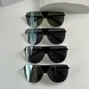 69Z Maska Okulary przeciwsłoneczne Złote Zielona soczewki Sunnies Gafas de Sol Designer Okulary przeciwsłoneczne Occhialia Da Sole Uv400 Ochrona okularu