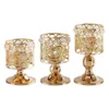 Candles Modern Crystal Candle Holder Candleholder for Birthday Wedding Decorations 230926