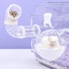 Andra husdjurstillbehör Hamster Transparent Runway Toy Set Pigs Hedgehog Tunnel Spelar Tools Solid Color for Small Animal Accessories 230925