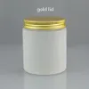 Storage Bottles & Jars 200 250g Cream Jar With Alumina Lid PET Frosted Bottle Mask Can Cosmectic Container Empty Food Packing2071