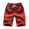 Herren Shorts Sommer Mode Herren Leinen Männer Baumwolle Strand Kurze Wilde Freizeit Lose Feste Ladung Für Sweatshorts Outfits