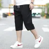 Shorts pour hommes Hommes Coton Lin Casual S Été Respirant Confortable Cordon Pantalon Doux E02