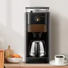 Vollautomatische amerikanische Kaffeemaschine, 3-Gang-All-In-One-Mahlkaffeemaschine, Haushaltskleine Frischmühle