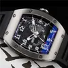 Richarmill Orologi Orologi da polso meccanici automatici Orologio da uomo svizzero RM005Platino WN-TI8S