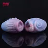 Masturbators FAAK Male Masturbator Stimulate Soft Silicone Glan Trainer Oral Sex Toy for Men Pussy Delay Climax Realistic Vaginal Adult 18 230925