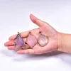 Pendant Necklaces Natural Amethyst Clear Quartz Crystal Cut Reiki Gem Birthstone Necklace Fashion Charm Accessories For Women Girls