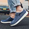 Dress Shoes Large Size Outdoor Mens Casual Denim Canvas Vulcanize Fashion Luxury Style Designer Breathable Men Sneakers Loafers 230925