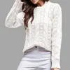 女性のセーター女性ファッションカジュアル長袖のニットセーター軽量マッチングプルオーバーダメンストリック