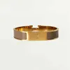 Klassieke armband 18k gouden armband voor mannen emaille dames manchet minnaar 12MM breed met GNAD