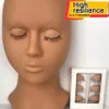 Mannequin de tête de formation de cils de faux cils avec kit de paupières de remplacement amovible greffage d'extension de cils outils de pratique fournitures livraison gratuite 230925