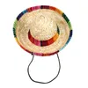 Partyhüte 10 Stück mexikanischer Hut aus natürlichem Stroh, Mini-Sombrero, Babyparty, Geburtstagsfeier, Dekoration, Tischdekoration, Partyzubehör 230926