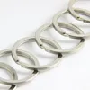 Keychains 25mm metallnyckelhållare Split Rings unisex Keyring Keychain KeyFob Accessories 100st